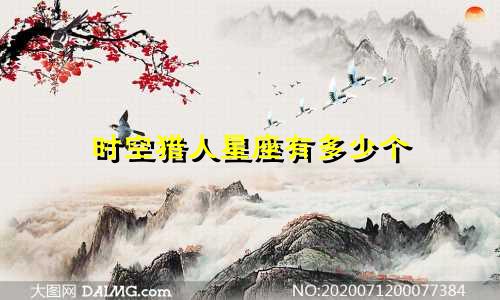 时空猎人星座有多少个