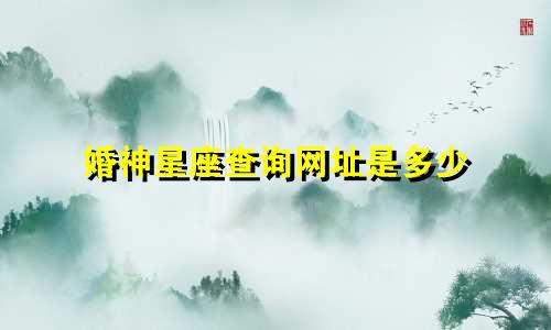 婚神星座查询网址是多少