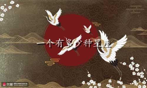 一个有多少种星座