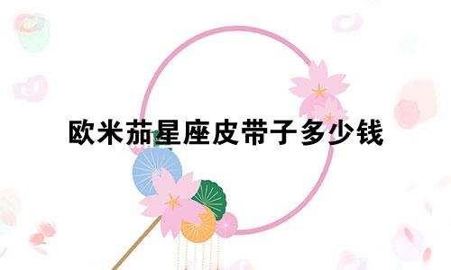 欧米茄星座皮带子多少钱