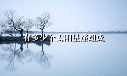 有多少个太阳星座组成