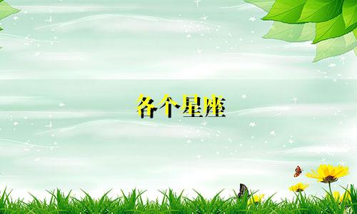 各个星座 都值多少钱
