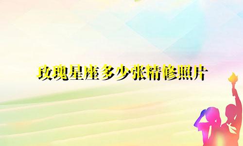 玫瑰星座多少张精修照片