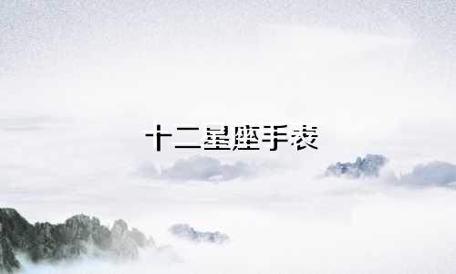 十二星座手表 密码是多少啊