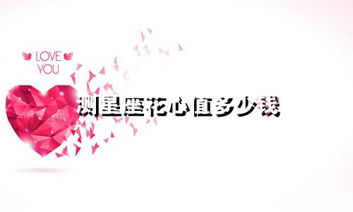 测星座花心值多少钱