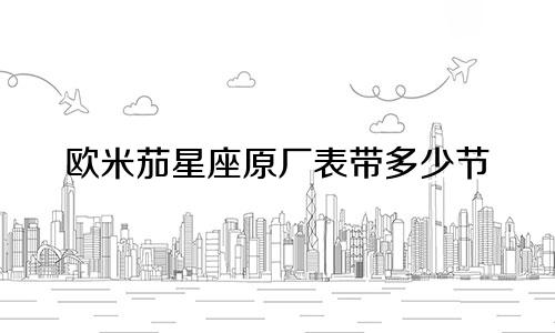 欧米茄星座原厂表带多少节