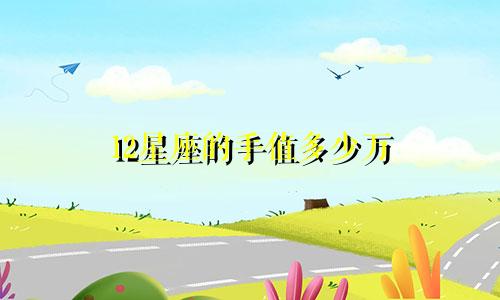 12星座的手值多少万