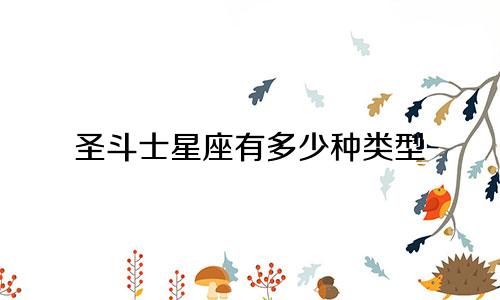 圣斗士星座有多少种类型