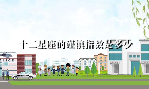 十二星座的谨慎指数是多少