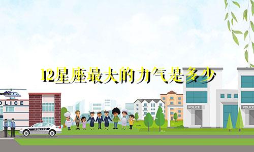 12星座最大的力气是多少