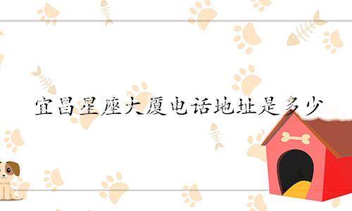 宜昌星座大厦电话地址是多少
