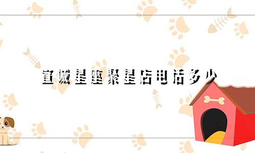 宣城星座聚星店电话多少