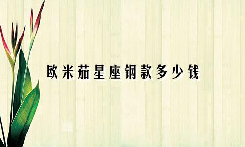 欧米茄星座钢款多少钱