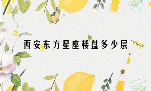 西安东方星座楼盘多少层