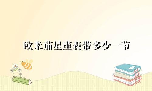 欧米茄星座表带多少一节