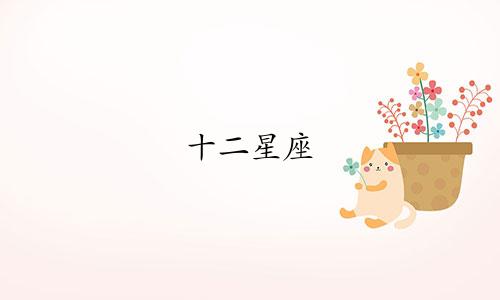 十二星座 代表的数字是多少