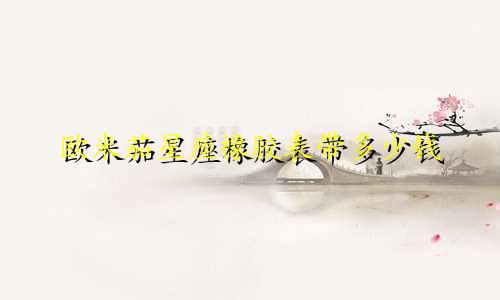 欧米茄星座橡胶表带多少钱