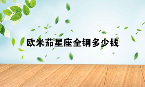 欧米茄星座全钢多少钱
