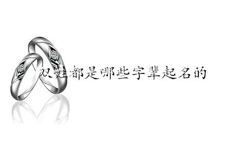 双姓都是哪些字辈起名的