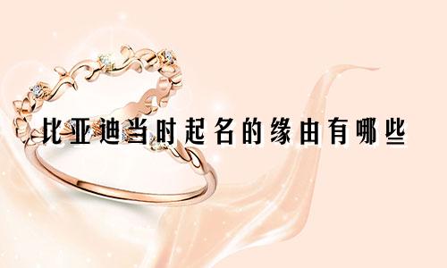 比亚迪当时起名的缘由有哪些