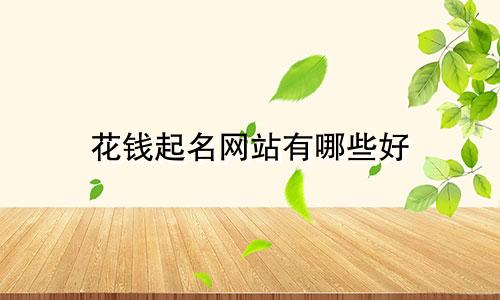 花钱起名网站有哪些好