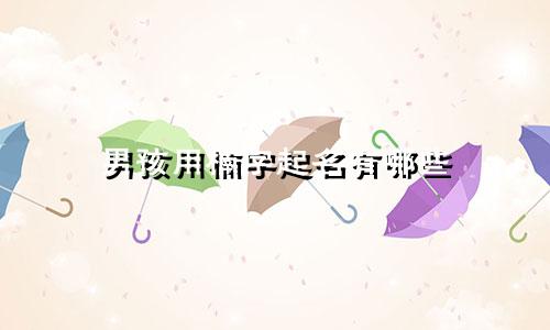 男孩用楠字起名有哪些