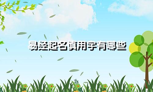 易经起名慎用字有哪些