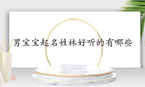 男宝宝起名姓林好听的有哪些