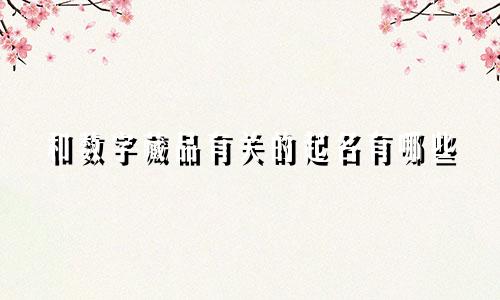 和数字藏品有关的起名有哪些