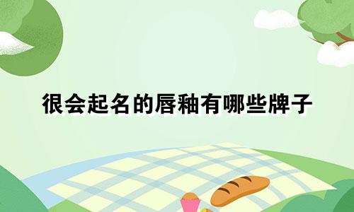 很会起名的唇釉有哪些牌子