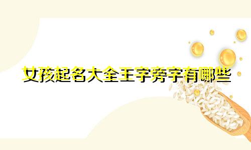 女孩起名大全王字旁字有哪些