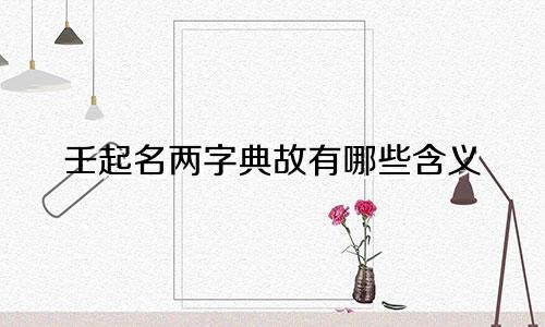 壬起名两字典故有哪些含义