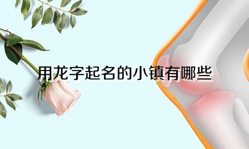 用龙字起名的小镇有哪些