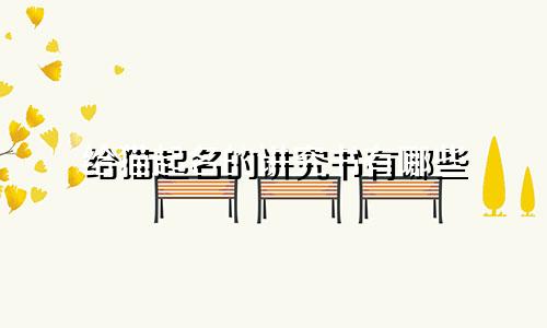给猫起名的讲究书有哪些