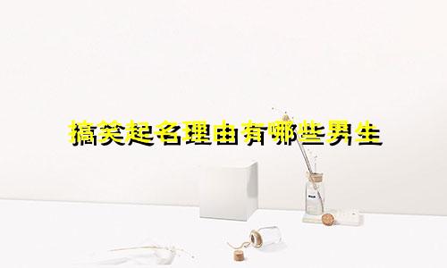 搞笑起名理由有哪些男生