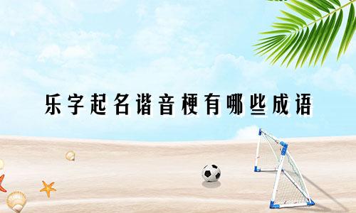乐字起名谐音梗有哪些成语