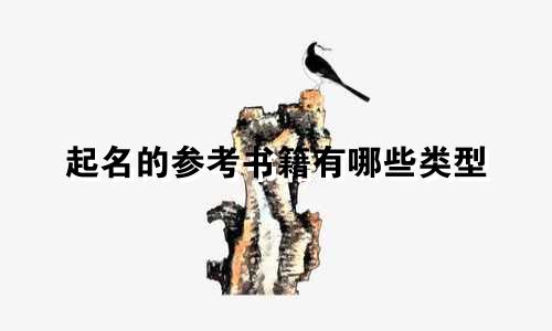 起名的参考书籍有哪些类型