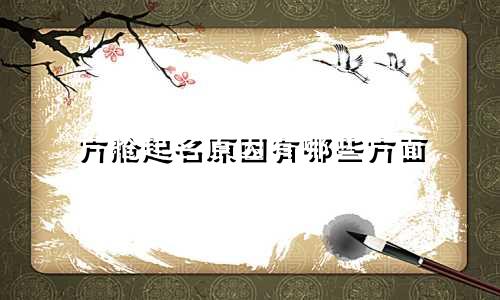 方舱起名原因有哪些方面