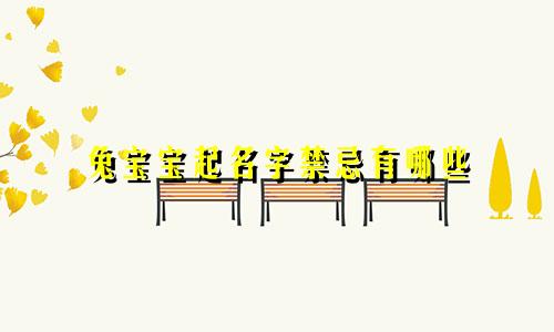 兔宝宝起名字禁忌有哪些