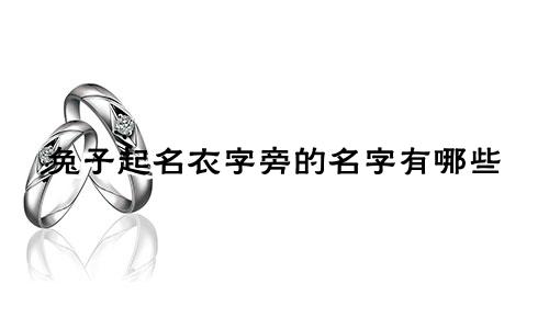 兔子起名衣字旁的名字有哪些