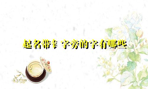 起名带钅字旁的字有哪些