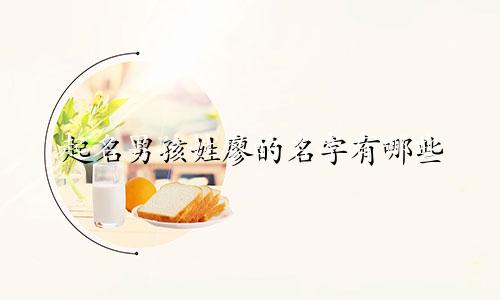 起名男孩姓廖的名字有哪些