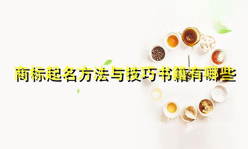 商标起名方法与技巧书籍有哪些