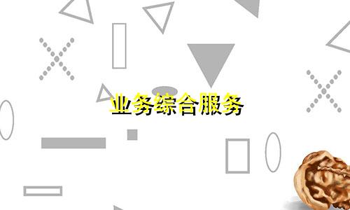 业务综合服务 起名字有哪些