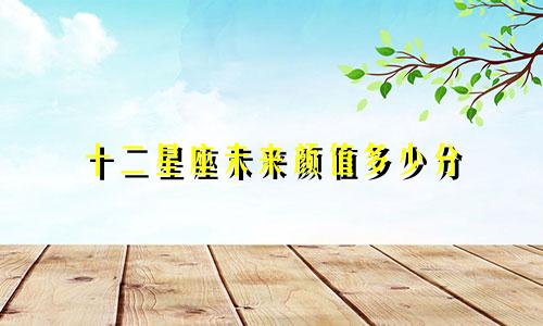十二星座未来颜值多少分