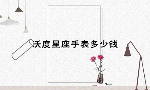 沃度星座手表多少钱