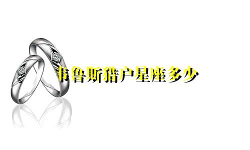 韦鲁斯猎户星座多少