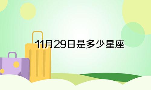 11月29日是多少星座