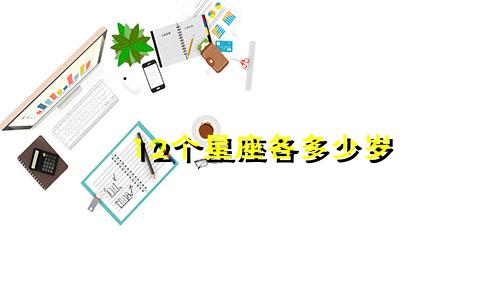 12个星座各多少岁