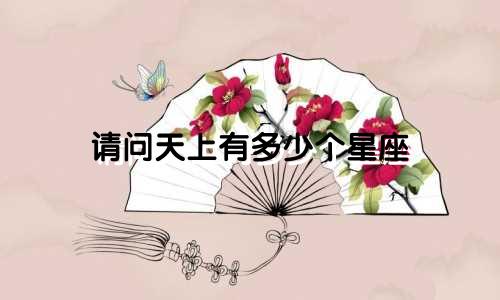 请问天上有多少个星座